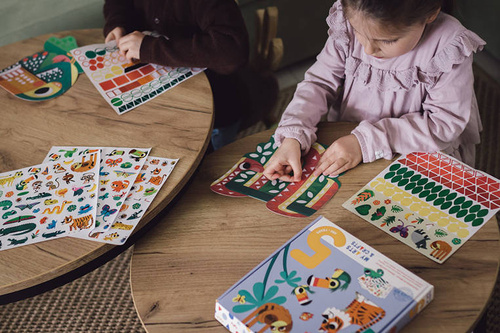 Zestaw kreatywny Naklejki i ozdoby My arts & crafts 5+, Janod