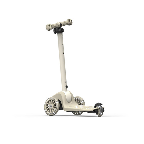 SCOOTANDRIDE - Highwaykick 3S - hulajnoga z systemem sterowania 2w1 i kółkami LED składana 3+, ash