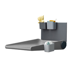 LEANDER WALLY™ - przewijak montowany na ścianie, DUSTY GREY