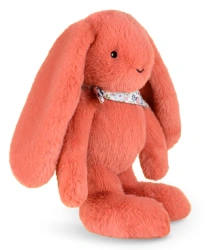 DOUDOU ET COMPAGNIE - pluszowy królik Lapin Fleurette, 35 cm, terakota