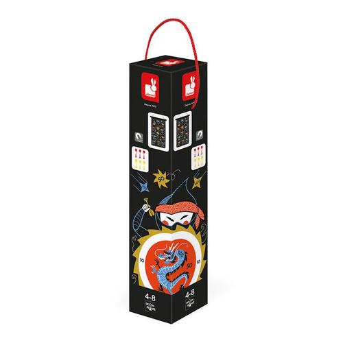 Magnetyczna gra w rzutki Ninja 4-8, Janod