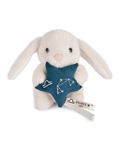 DOUDOU ET COMPAGNIE - pluszowy królik ze znakiem zodiaku DOUDOU ASTRO, 12 cm, waga
