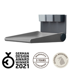 LEANDER WALLY™ - przewijak montowany na ścianie, DUSTY GREY