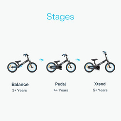 smarTrike - Rowerek 3w1 -  Xtend Bike - Blue [OUTLET]