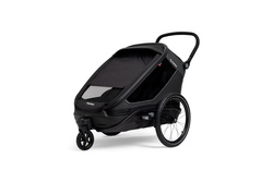 Hamax - przyczepka rowerowa Outback Next, podwójna, black