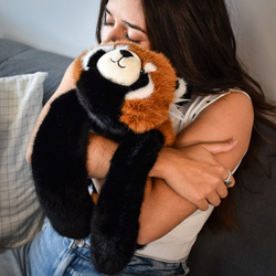 HISTOIRE D'OURS - obciążeniowa pluszowa panda ruda Podcoll, 50 cm, pomarańczowy