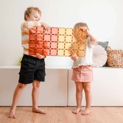 CONNETIX - Klocki magnetyczne Pastel Base Plate Pack - Lemon & Peach - 2 el.