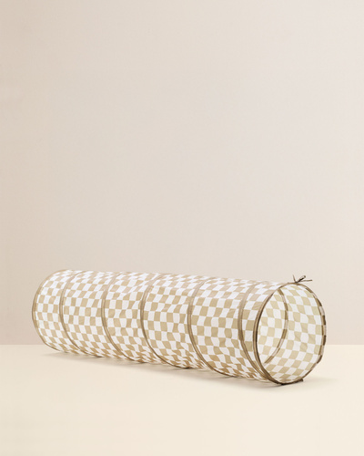 Kid's Concept - Tunel do zabawy w kratkę, khaki