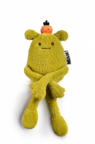 HISTOIRE D'OURS - MIAM! Laurent Jade, 40 cm, zielona pomarańcza