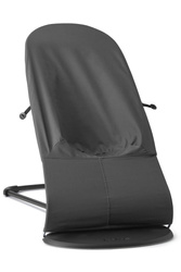 BABYBJORN - leżaczek BLISS WOVEN/JERSEY Tri Fabric, Ciemny Szary 