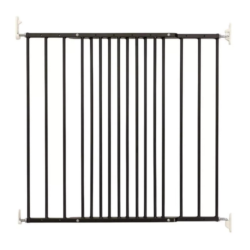 DogSpace - Lucky - przykręcana bramka dla psa, czarna (62.5-106cm)