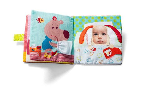 LILLIPUTIENS - Książeczka z mini-pacynką wielofunkcyjna Doktor Alice Lisiczka Alice 6 m+