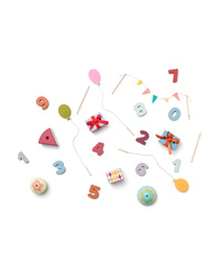 Kid's Concept - Drewniane dekoracje urodzinowe KID'S HUB