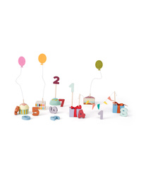 Kid's Concept - Drewniane dekoracje urodzinowe KID'S HUB