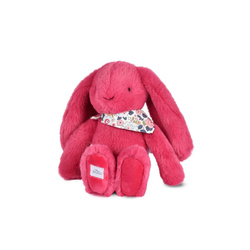 DOUDOU ET COMPAGNIE - pluszowy królik Lapin Fleurette, 25 cm, fuksja