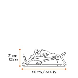 Wózek Thule Urban Glide 3, mid blue on black