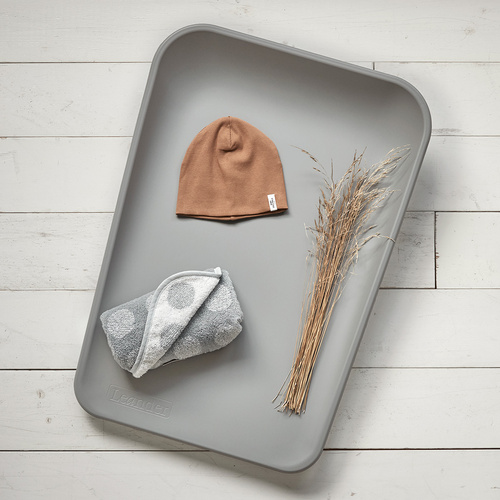 LEANDER - mata do przewijania MATTY™, pearl grey