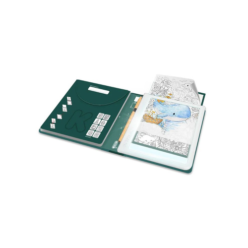 Kidywolf - K-DRAW-PAD - podświetlany tablet do rysowania z motywem zwierząt, zielony