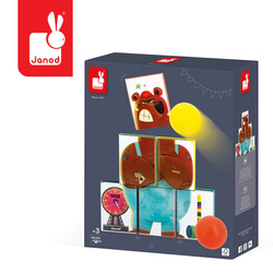Janod - Metalowe puszki do zbijania Niedźwiedź Applepop 3+