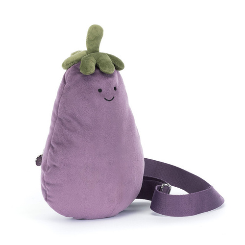 Jellycat - torebka na ramię Zabawny Bakłażan 28 cm