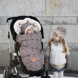 Elodie Details - Czapka Winter Bonnet - Blue Garden - 6-12 m-cy [OUTLET]