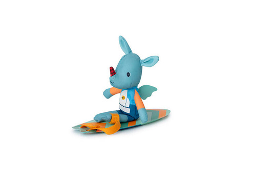 LILLIPUTIENS Magiczna przytulanka do kąpieli surfer Smok Joe 12 m+