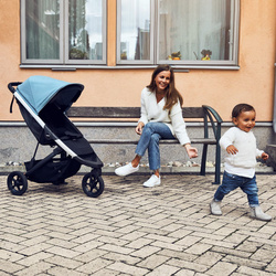 Wózek spacerowy Thule Spring - Black/Soft Beige [OUTLET - KOŃCÓWKA SERII]