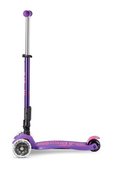 MICRO - składana hulajnoga trójkołowa Maxi Deluxe LED, purple