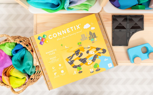 CONNETIX - Klocki magnetyczne Ramps & Intersections Pack - 16 el.