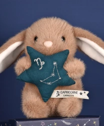 DOUDOU ET COMPAGNIE - pluszowy królik ze znakiem zodiaku DOUDOU ASTRO, 12 cm, koziorożec