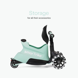 smarTrike - Hulajnoga 4w1 Xtend Scooter + Ride-on - Soft Green [OUTLET]