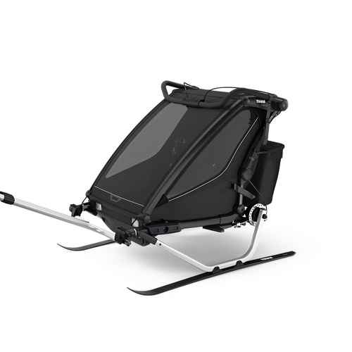 Przyczepka rowerowa dla dziecka, podwójna - Thule Chariot Sport 2 G3 - Black