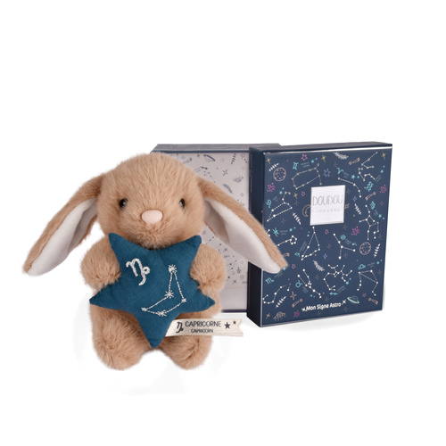 DOUDOU ET COMPAGNIE - pluszowy królik ze znakiem zodiaku DOUDOU ASTRO, 12 cm, koziorożec