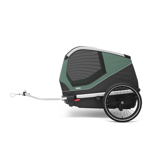 Przyczepka rowerowa dla psa - Thule Bexey M do 35 kg - Haze green